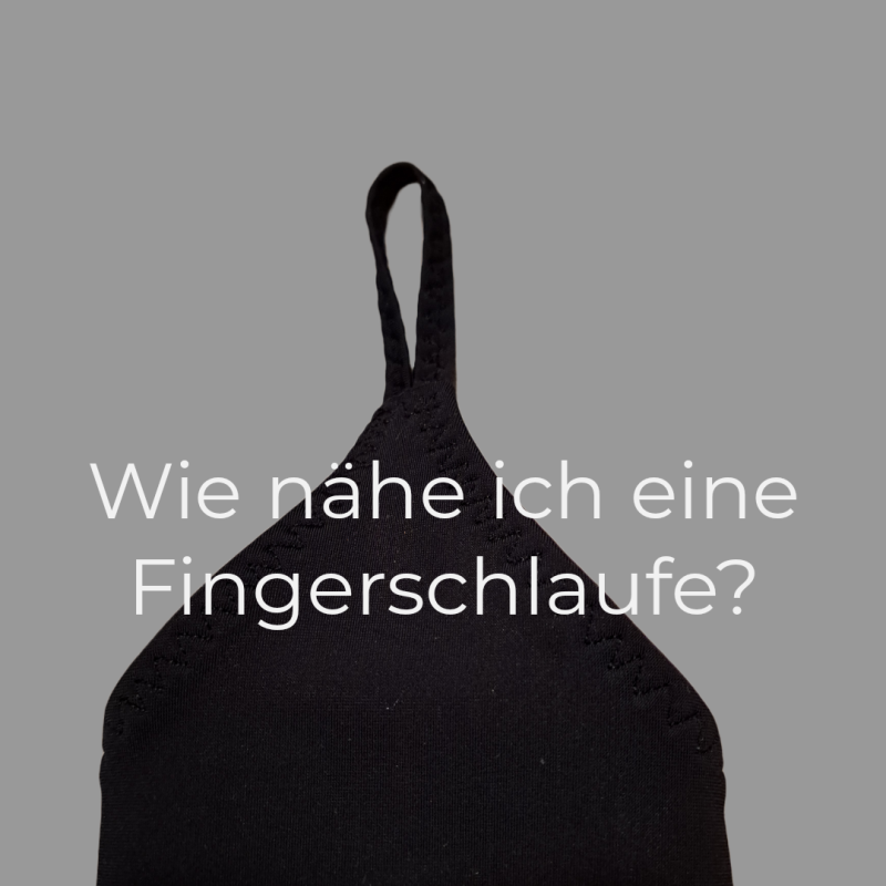 Nähanleitung Kürkleid - Wie nähe ich eine Fingerschlaufe : Schritt für Schritt Anleitung