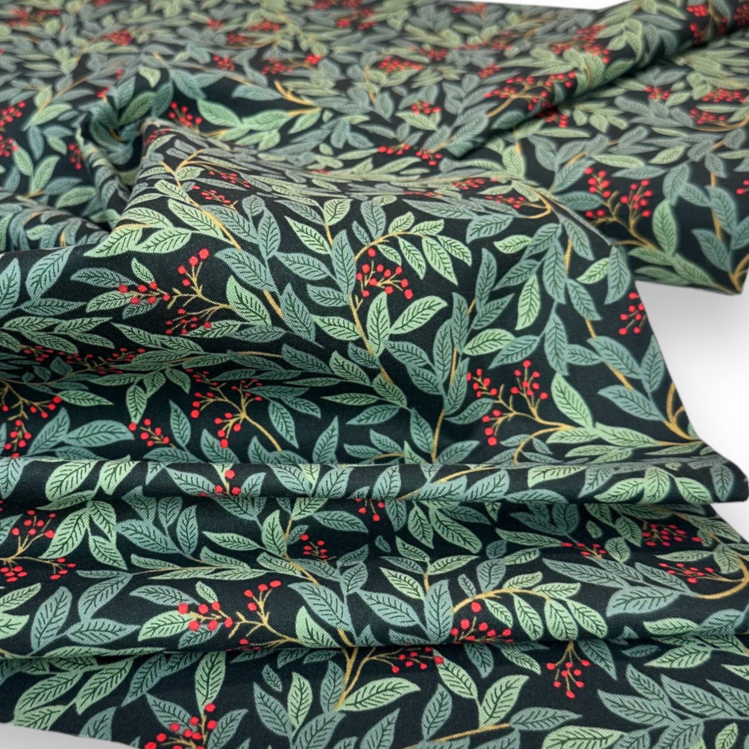 Baumwollstoff Holiday Classics - Willowberry - Evergreen Baumwollstoff COTTON + STEEL 8