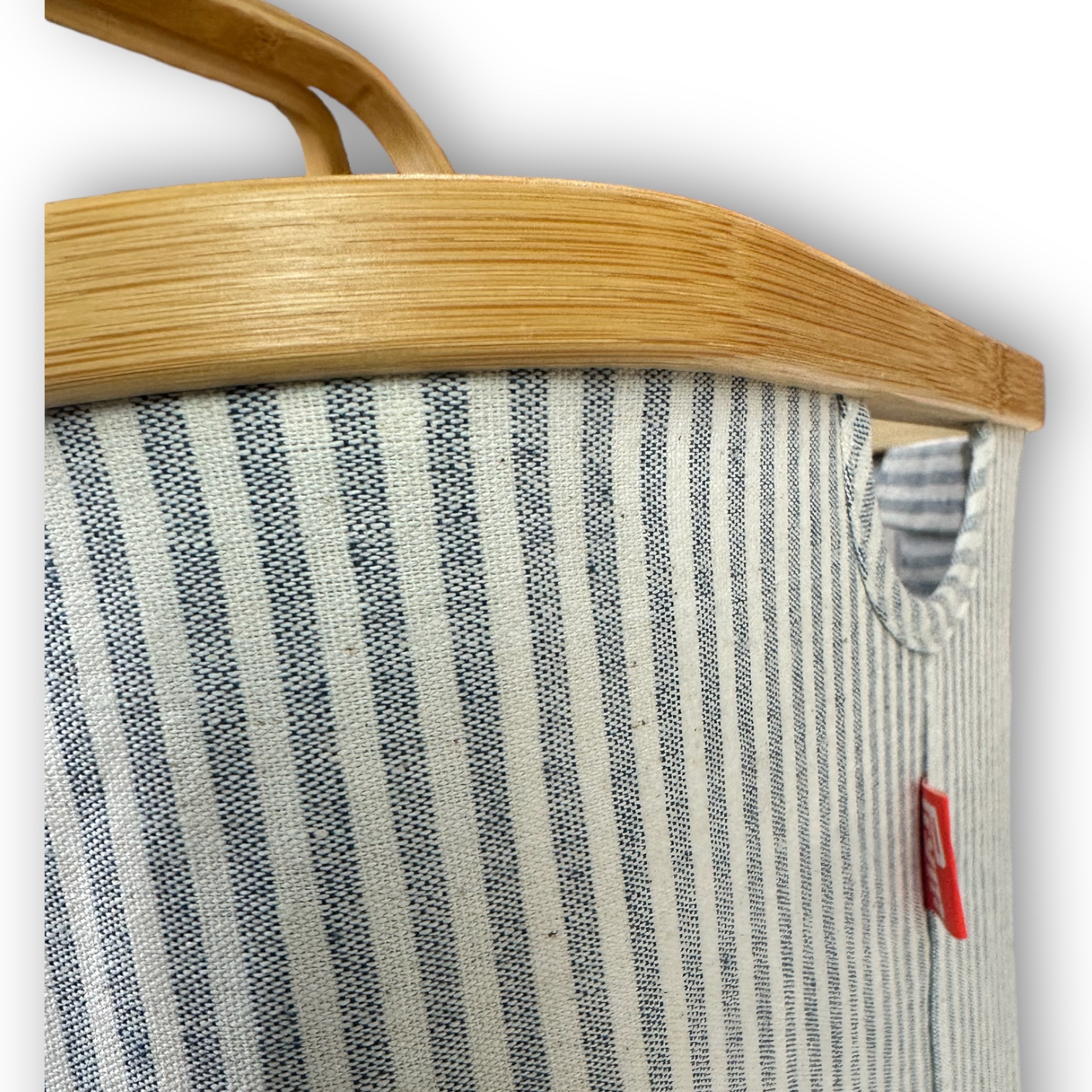 Nähkorb Fold &amp; Store Basket, Canvas + Bamboo, Streifen von PRYM 5