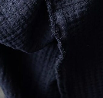 SOFT STITCH Jacquard NAVY gequiltete Baumwolle 8