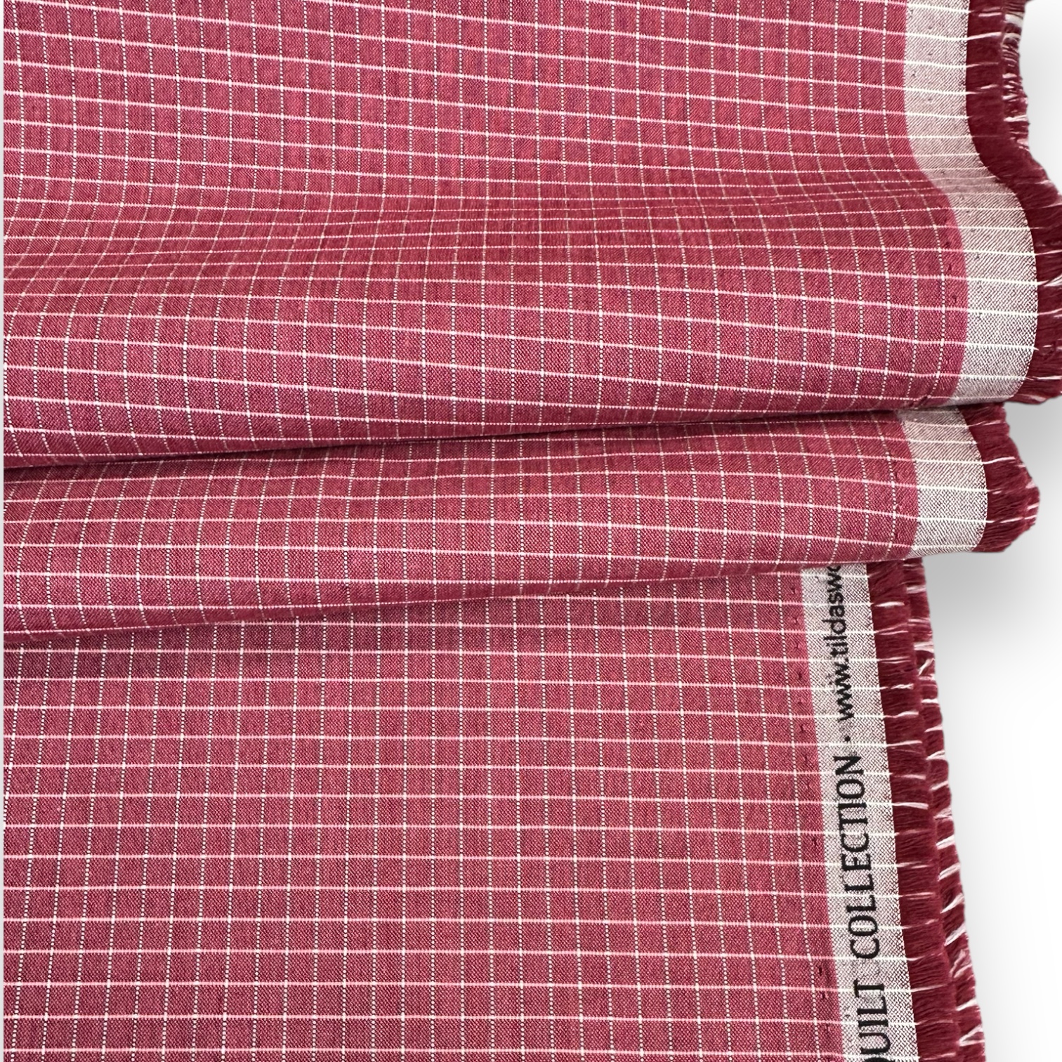 Tilda Stoff CREATING MEMORIES Plaid Burgundy BAUMWOLLE 7