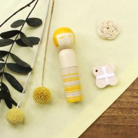 Cohana Kokeshi Doll Nadelhalter Set - Gelb 2