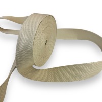 Gurtband SOFT Baumwoll-Polyester-Mix HELLES BEIGE 4 cm 4