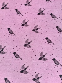 Birds and Dots Lillestoff SUMMERSWEAT altrosa