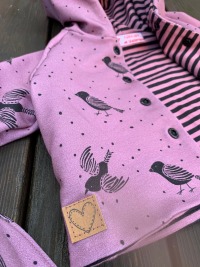 Birds and Dots Lillestoff SUMMERSWEAT altrosa 5