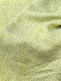 Italienischer Leinen zweifarbig Vorder- und Rückseite gelb / royal 4