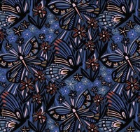 RAYON Viskose Mystical Garden FLOWER NYMPHS von Cloud9