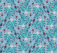 Lolis Garden - Petunia - Blue Dream von COTTON + STEEL Baumwolle