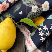 Bramble - Citrus Grove - COTTON + STEEL CANVAS navy 8