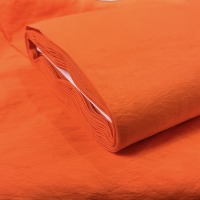 MODAL gewebt ORANGE - leichte Papieroptik 2