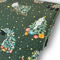 Catmas - Hunter Green METALLIC Baumwolle COTTON + STEEL 2