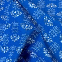 Etched Blooms Cobalt BAUMWOLLE Art Gallery TRUE BLUE 6