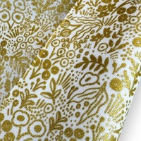 Rifle Paper Co. Basics - Tapestry Lace - Gold Metallic COTTON + STEEL 3