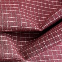 Tilda Stoff CREATING MEMORIES Plaid Burgundy BAUMWOLLE 3