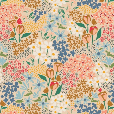 Thriving Flowerfield BAUMWOLLE POPELINE von Art Gallery Fabrics - Kollektion: The Flower Fields