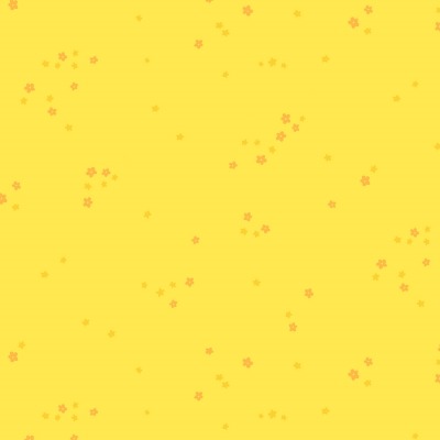 Baumwolle Meadowland - Ditsy Floral - Lemon Yellow - von RJR