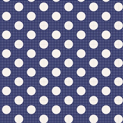 Tilda Stoff Medium Dots Night Blue BAUMWOLLE