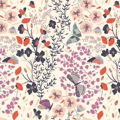 Baumwolle Good Vibes Butterfly - Spring Dream von Cotton + Steel