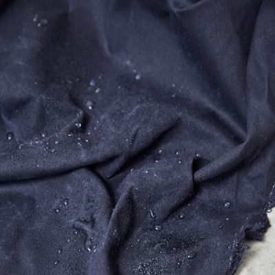 Light Waxed Cotton von mind the MAKER INDIGO NIGHT