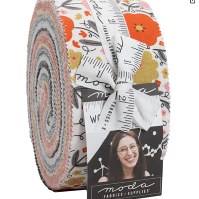 Words To Live By von Gingiber Jelly Roll von MODA - 40 Stoffstreifen aus einer Kollektion