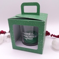 Weihnachtsteelicht mit Teelichtbotschaft in einer Geschenkbox 2