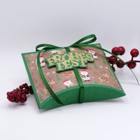Pillow-Box Weihnachten, Geschenkbox, Geschenkverpackung Weihnachten 2