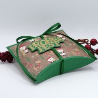 Pillow-Box Weihnachten, Geschenkbox, Geschenkverpackung Weihnachten 3