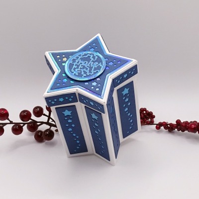 Geschenkverpackung sternförmig - Geschenkverpackung Weihnachten