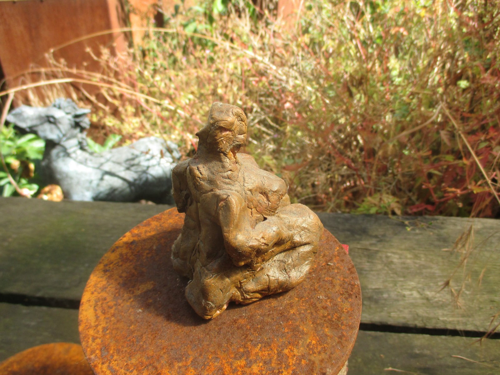 Original Skulptur kleines Urweib - little Nude Einzelstück 5