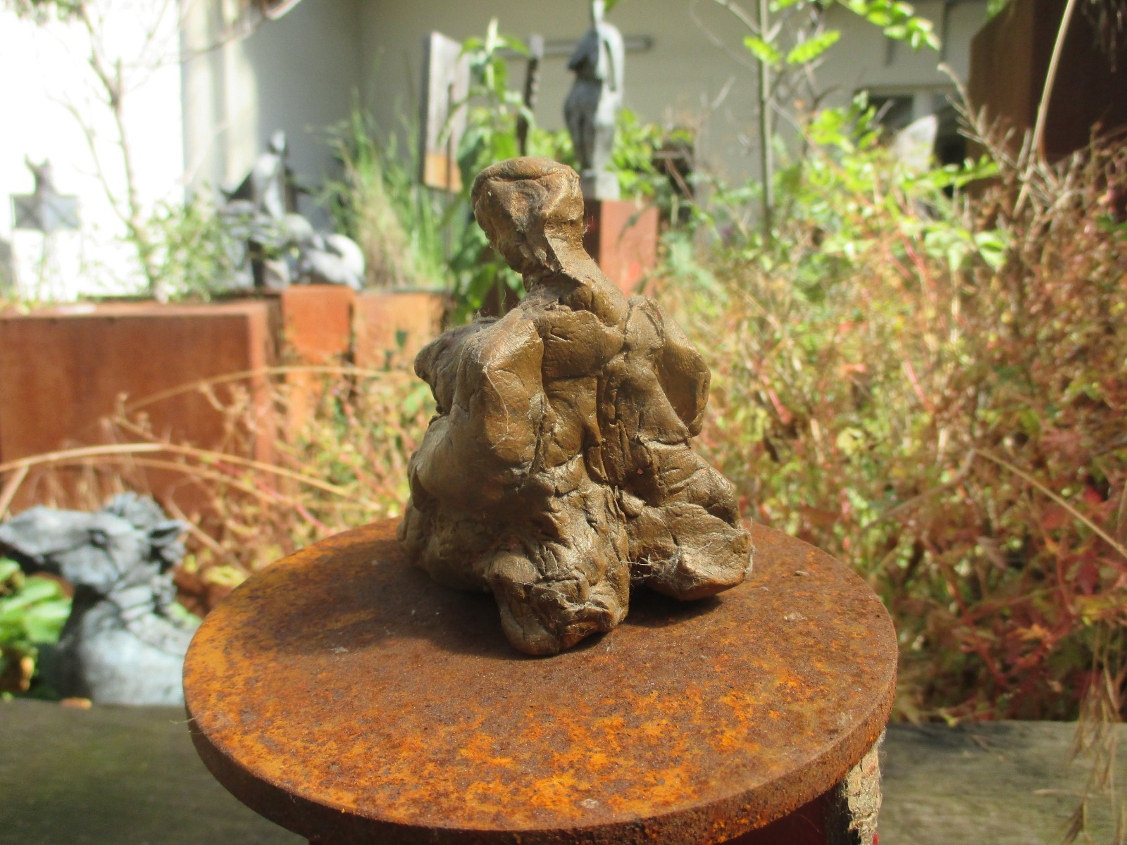 Original Skulptur kleines Urweib - little Nude Einzelstück 3