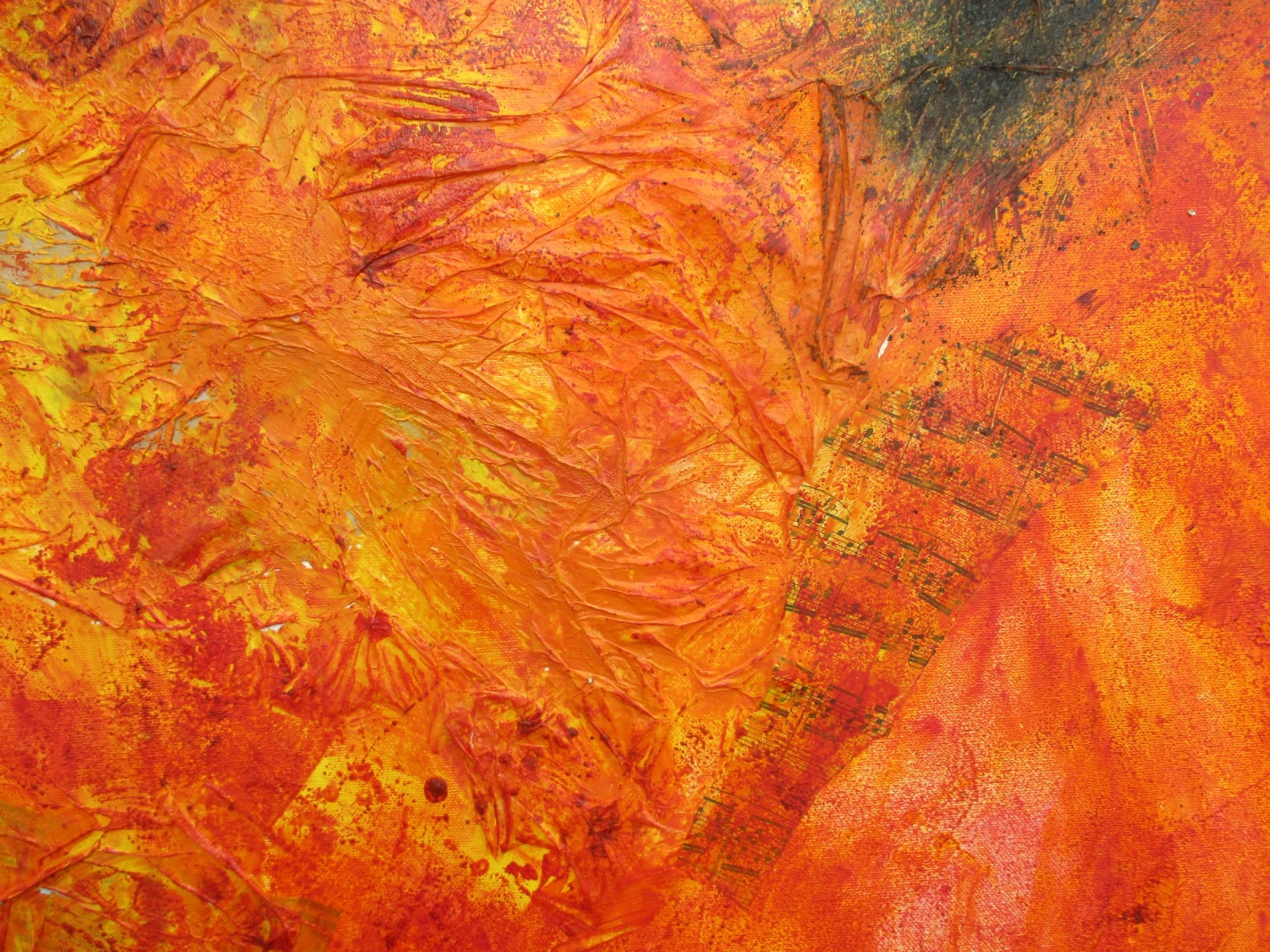 abstrakt rot , abstraktes Ölbild , Canvas, Original Sonja Zeltner-Müller 4
