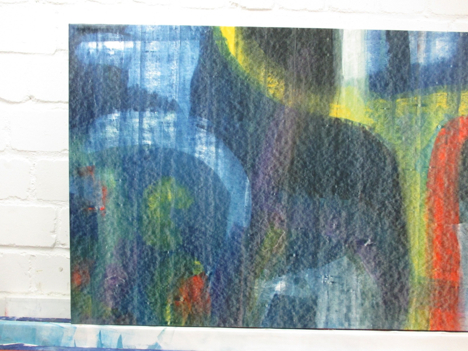 abstrakte Malerei Original 70x155 cm Kunst gespachtelt Unikat 4