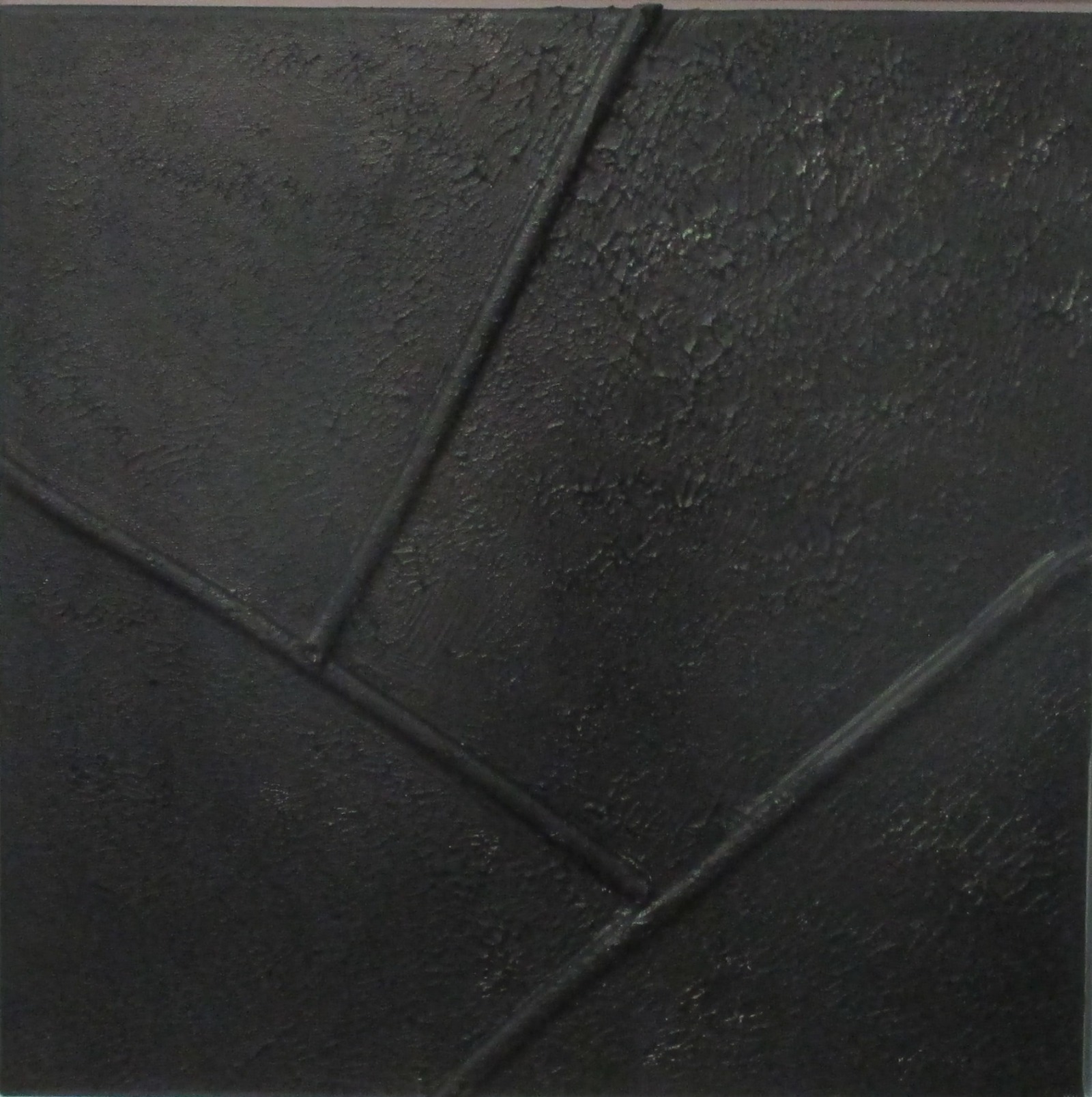 monocrome Strukturbilder in schwarz oder weiss - Texture art Sandbild 40x40x2cm 4