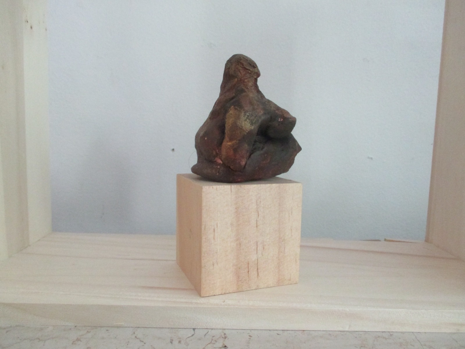 Sitzendes Urweib Original Skulptur little Nude Einzelstück 4