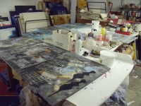 2 Stunden Atelierluft Schnuppern aktiv mit Künstlertipps