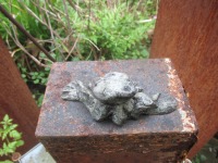 Bronze Frosch signiert datiert x/7 6