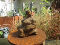 Original Skulptur kleines Urweib - little Nude Einzelstück 2