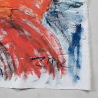 rotes Pferd Hengst xxl-Acrylbild - nicht aufgespannt - gerollt verschickt Kunstmuellerei 4