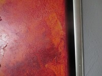 abstrakt rot , abstraktes Ölbild , Canvas, Original Sonja Zeltner-Müller 8