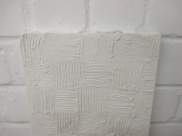 monochromes Strukturbild - Texture art boho Sandbild 30x40x2cm 5