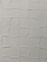 monochromes Strukturbild - Texture art weiß Sandbild 30x40x2cm