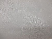 monochrome Strukturbilder in rund - Texture art schwarz Sandbild 40x40x2cm 8