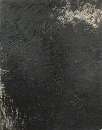 monochromes Strukturbild Relief Texture art schwarz Sandbild 40x50x4cm 2