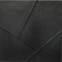 monocrome Strukturbilder in schwarz oder weiss - Texture art Sandbild 40x40x2cm 4