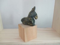 kleiner Esel Original Skulptur little sculptures Einzelstück 3