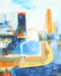 Toscana abstraktes Ölbild , Canvas, Original Sonja Zeltner-Müller 4