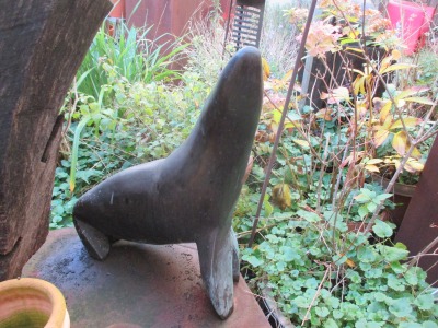 Seehund - Kettensägenmodell - Bronzeskulptur