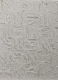 monochromes Strukturbild - Texture art boho Sandbild 30x40x2cm