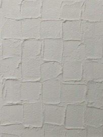 monochromes Strukturbild - Texture art weiß Sandbild 30x40x2cm