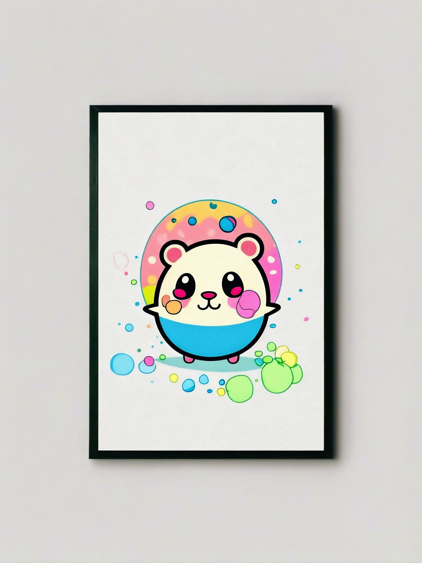 Chewy der süße Kaugummi Hamster - Mini Poster - 20x30cm 2